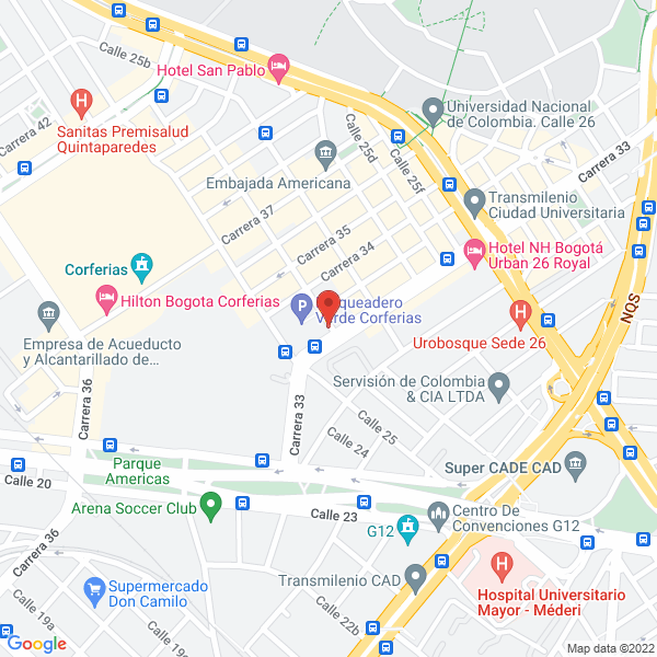 Mapa de G. Lanzoni & Cía Ltda.