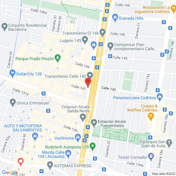 Mapa de Grupo Emeral Ltda.