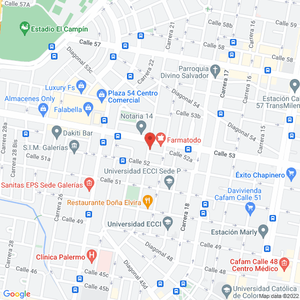 Mapa de Grupo Empresarial Impacto Ltda.