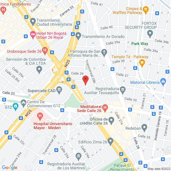 Mapa de Grupo Empresarial Wills Ltda