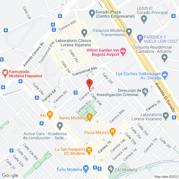 Mapa de H & C Servicios Especiales S.A.S