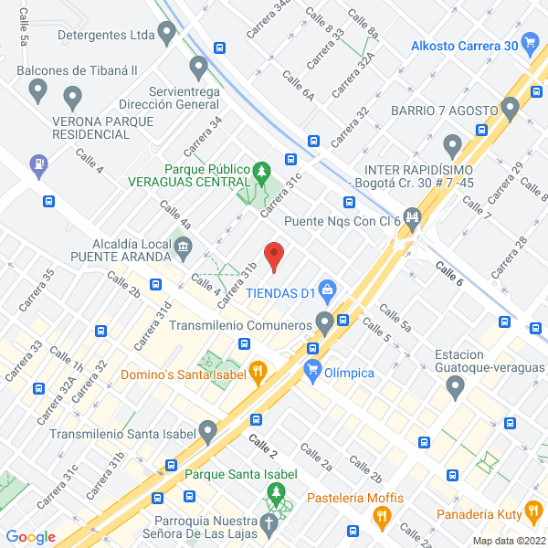 Mapa de H Y J Montajes