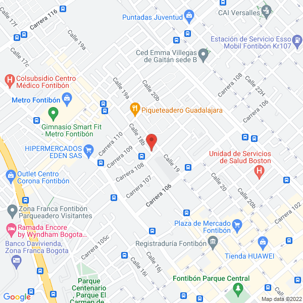 Mapa de H.C. Cauchos Cifuentes & Cía S En C