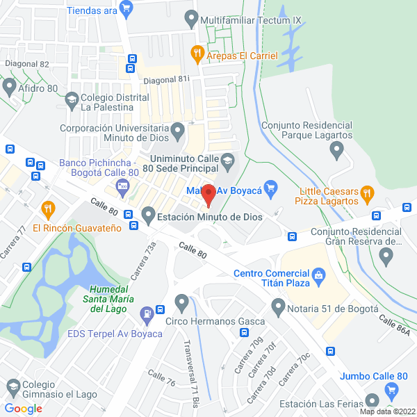Mapa de H2O Es Vida Ltda