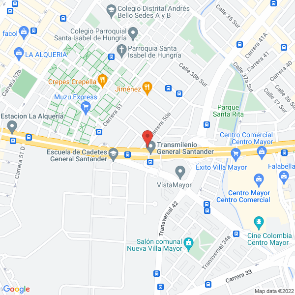 Mapa de Hostal El Cedro