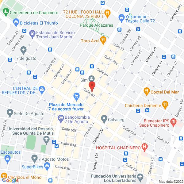 Mapa de Hostalagos Del Norte
