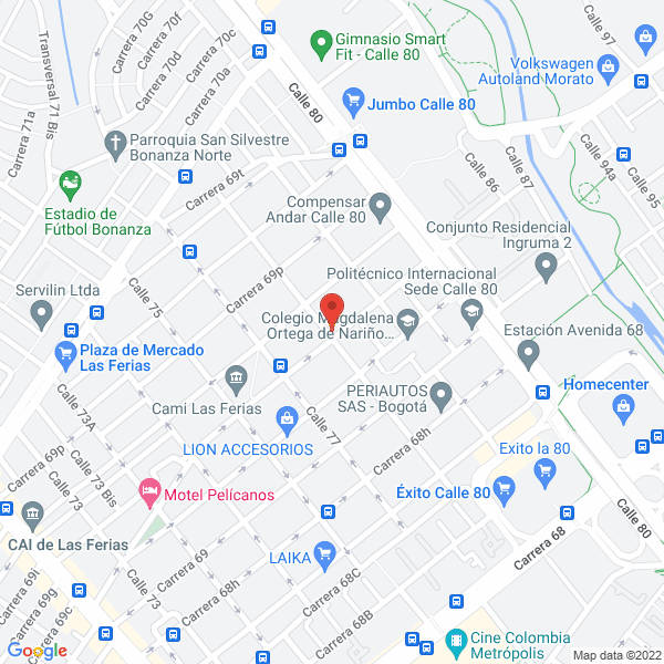 Mapa de I.S.C. Integral De Servicios De Construcción