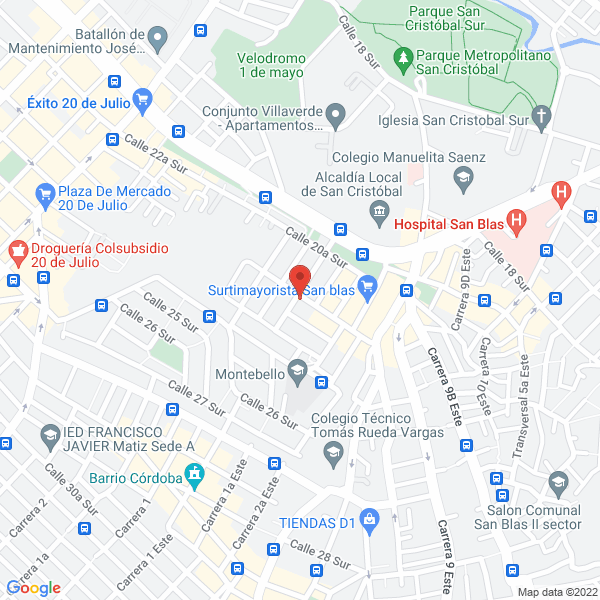 Mapa de Idearse Consultores Ltda