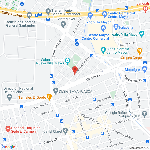 Mapa de Idomec Ltda