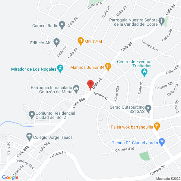 Map of Impermeabilizadora De La Costa