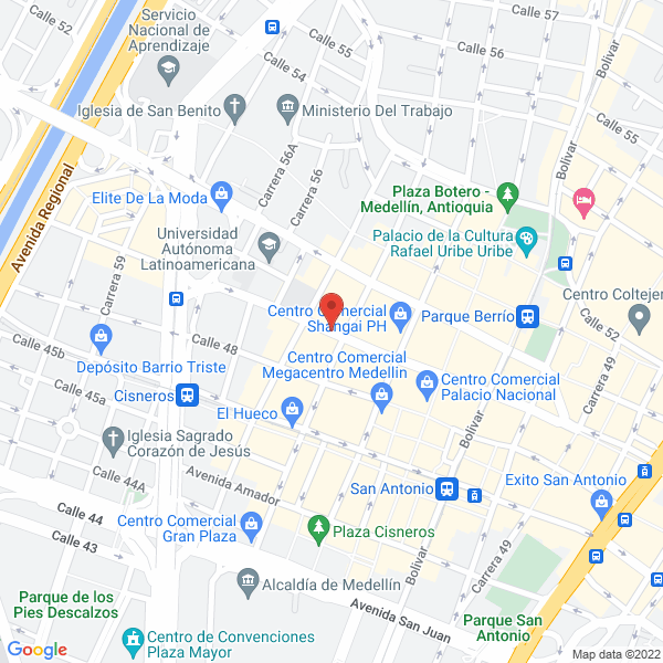 Map of Impodeco Ltda.