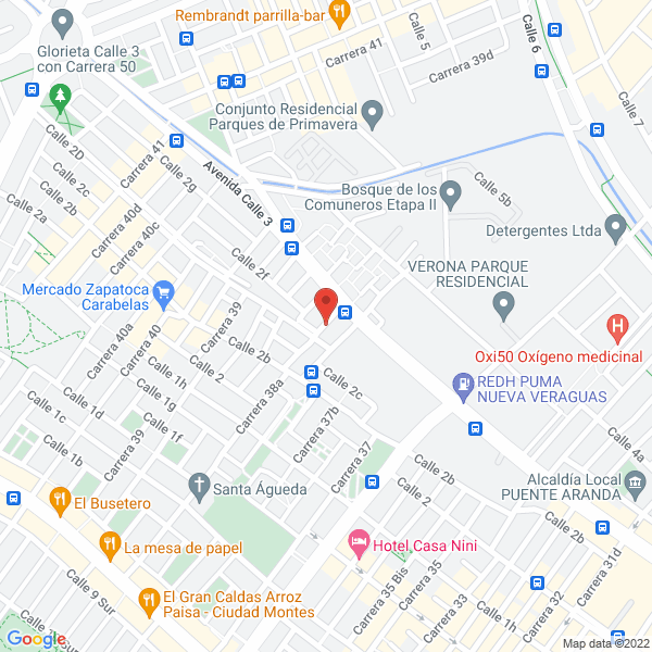 Mapa de Imporflecas Ltda.