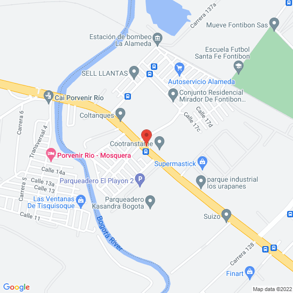 Mapa de Imporpartes Eaton Fuller Ltda.