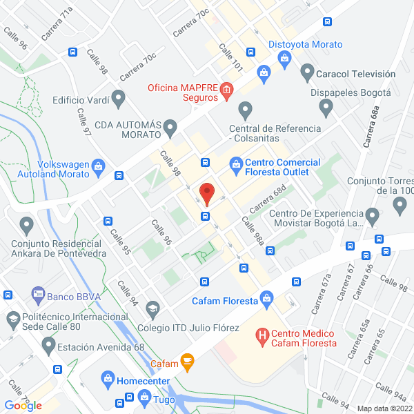 Mapa de Coaves Ltda.