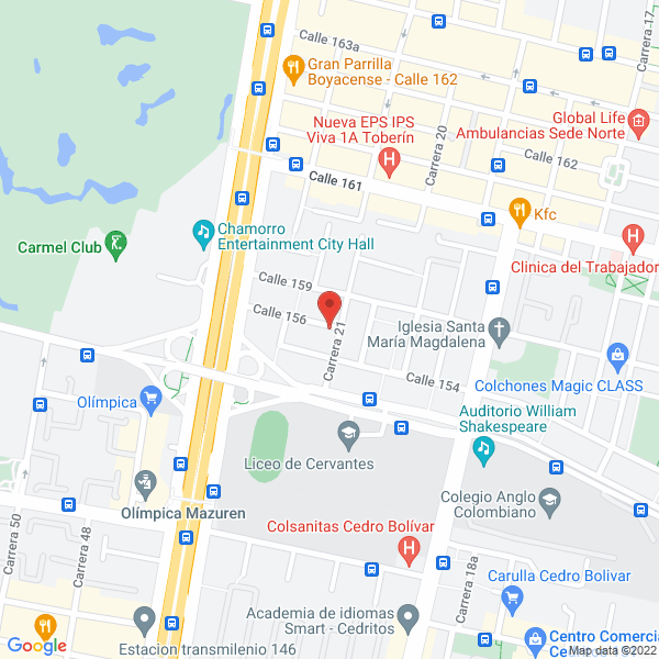 Mapa de Coax Ltda