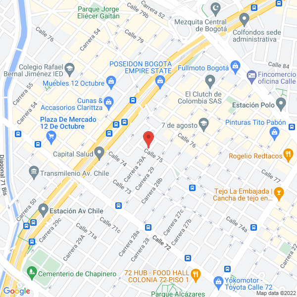 Mapa de Cofex Ltda En Liquidacion