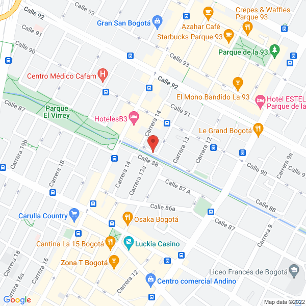 Mapa de Peluquería Carlos Muñóz