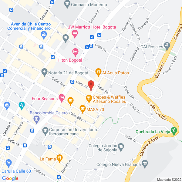Mapa de Perurbana Ltda.