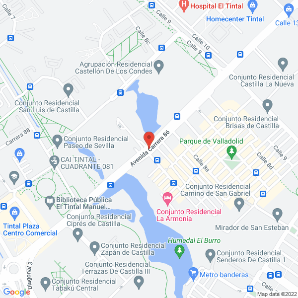 Mapa de Pesados De Colombia