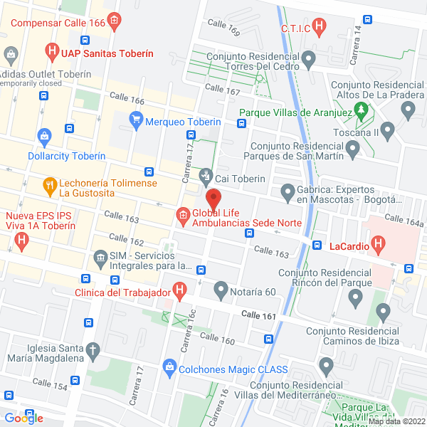 Mapa de Petrocóndor Ltda.