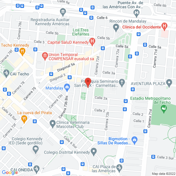 Mapa de Proforenses Sas