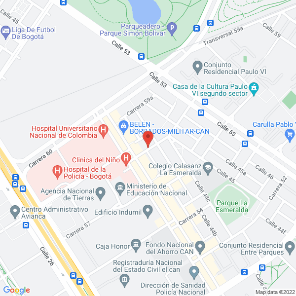 Mapa de Promaco Ingeniería S.A.S.
