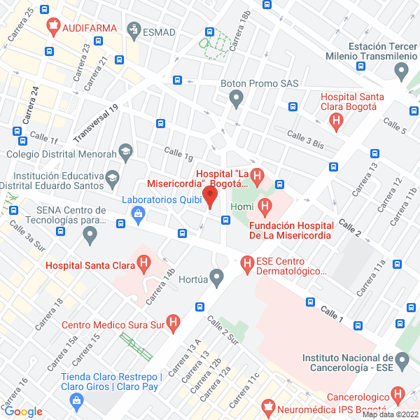 Mapa de Radiadores Edison Arenas