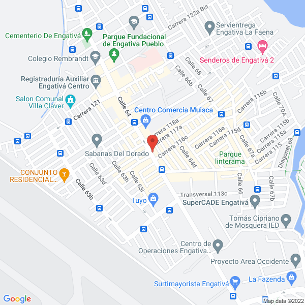 Mapa de Recreativos C. & M. Ltda.