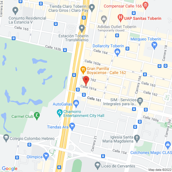 Mapa de Rectificadora De Motores Fórmula Uno