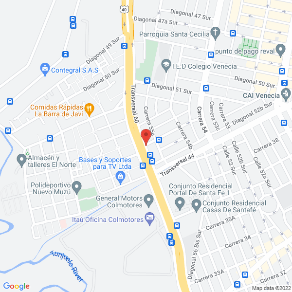 Mapa de Rectificadora De Motores Suramericana