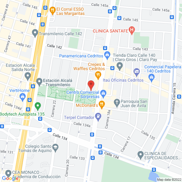 Mapa de Magna Models
