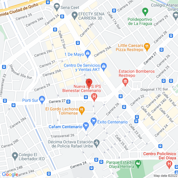 Mapa de Manufacturas De Maderas Madufar Ltda.