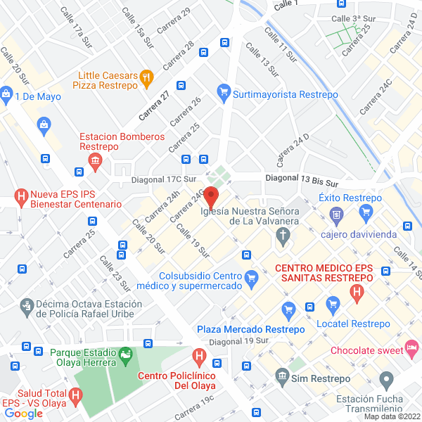 Mapa de Pardo Atelier E.U