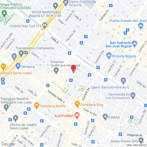 Mapa de Maxiventas Ltda.