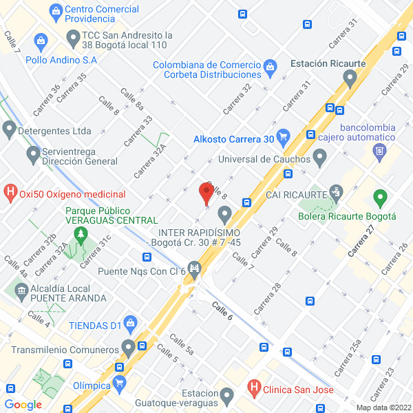 Mapa de Mbito