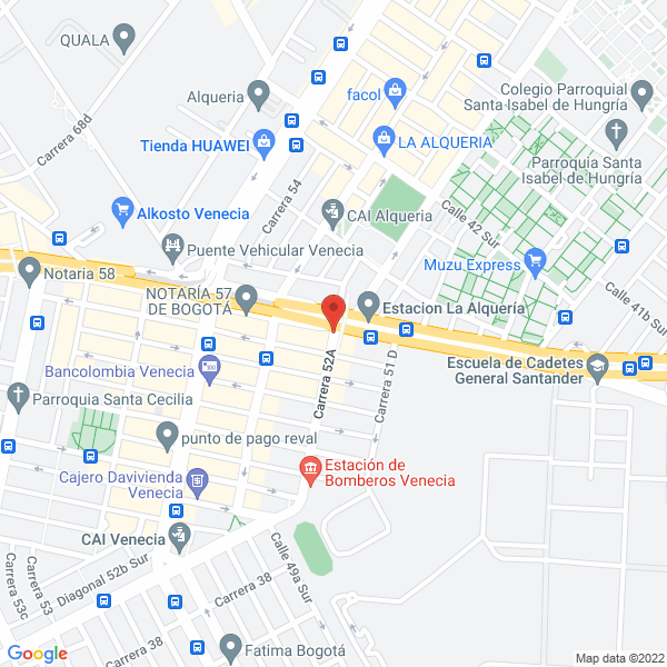 Mapa de Mc Jc Ingeniería Ltda.