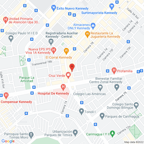 Mapa de Mca Editores Ltda