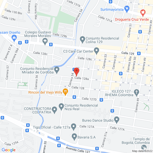 Mapa de Mebo S.A.S.