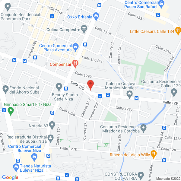 Mapa de Proserquim Ltda.