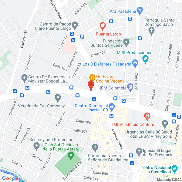 Mapa de Punto Com Soluciones Informaticas