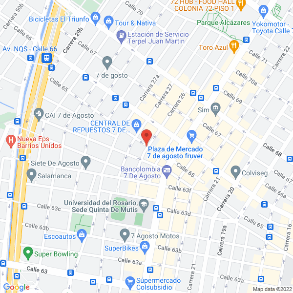Mapa de Repuestos Simca-Dodge