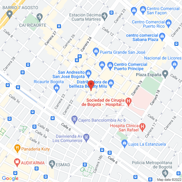 Mapa de Restaurante D'Alejo