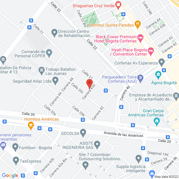 Mapa de Restaurante Puerto Rico