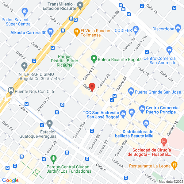 Mapa de Restaurante Y Organizacion De Eventos La Carbonera