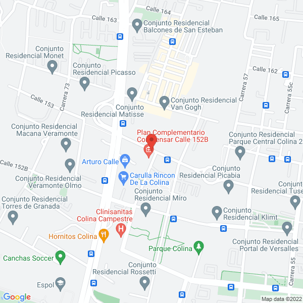 Mapa de Samp Colombia Ltda