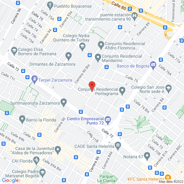 Mapa de San Valentin C.I Sas