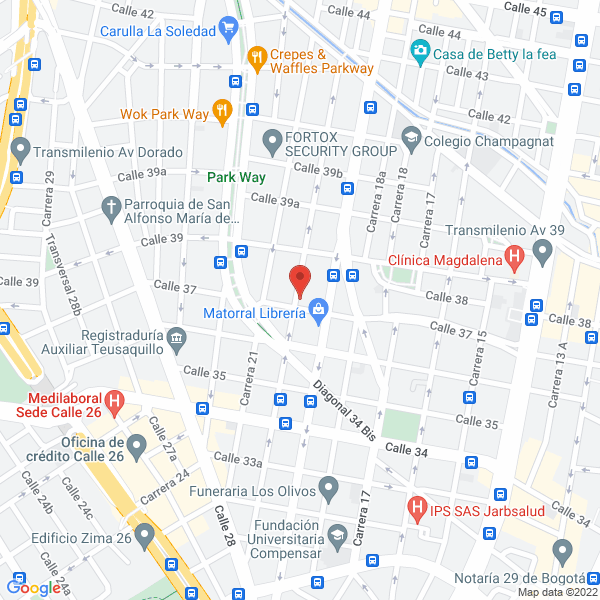 Mapa de Sánchez Echeverri Y Cía. S.C.A.