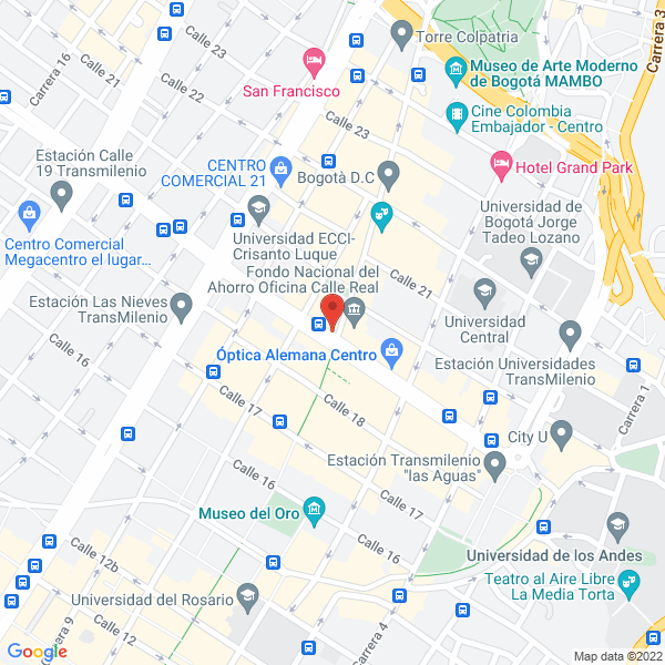 Mapa de Saningu Ltda S.C.A