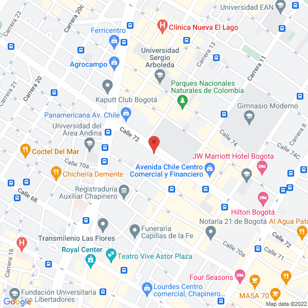 Mapa de Segurcom Ltda.