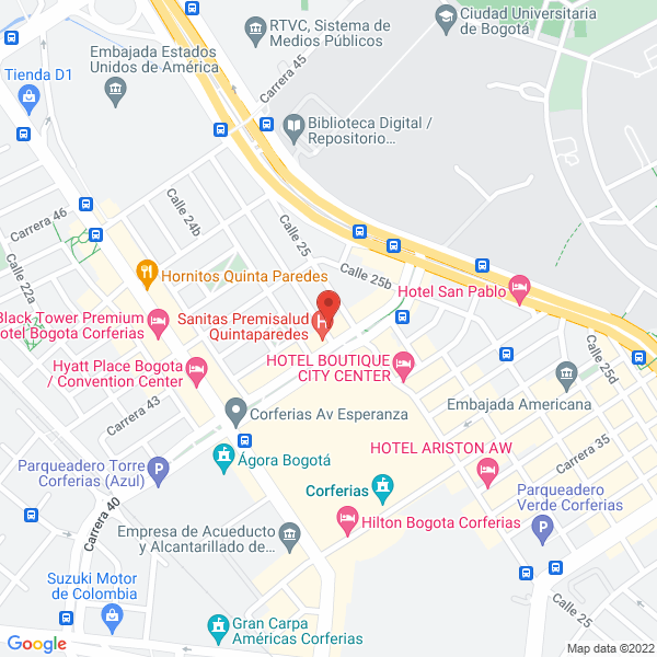 Mapa de Seguridad Osiris De Colombia